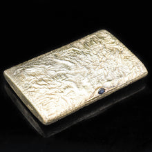 Load image into Gallery viewer, Antique Imperial Russian Silver Gilt Samorodok Snuff Box/Cigarette Case - Aleksandr Karpov c.1900 - Artisan Antiques
