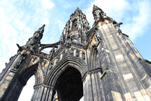 Load image into Gallery viewer, Victorian Scott Monument Castle Top Silver Card Case - Frederick Marson 1856 - Artisan Antiques
