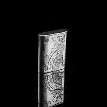 Load image into Gallery viewer, Antique Victorian English Solid Silver Vesta Case with Aesthetic Style Engravings - Sampson Mordan &amp; Co 1889
