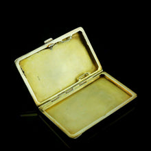 Load image into Gallery viewer, An English Solid Silver Enamel Cigarette Case with Landscape Scene - A.J.P London 1927
