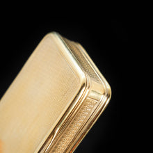 Load image into Gallery viewer, Georgian Silver Gilt Engine Turned Snuff Box - John Reily, 1829 - Artisan Antiques
