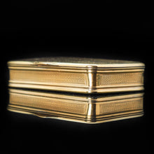 Load image into Gallery viewer, Georgian Silver Gilt Engine Turned Snuff Box - John Reily, 1829 - Artisan Antiques
