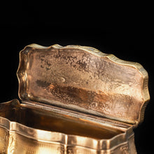 Load image into Gallery viewer, Fully Silver Gilt Table Snuff Box - Austrian 19th Century - Artisan Antiques
