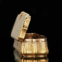 Load image into Gallery viewer, Fully Silver Gilt Table Snuff Box - Austrian 19th Century - Artisan Antiques
