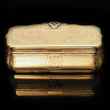 Load image into Gallery viewer, Fully Silver Gilt Table Snuff Box - Austrian 19th Century - Artisan Antiques
