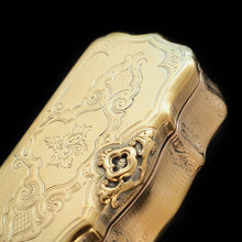 Load image into Gallery viewer, Fully Silver Gilt Table Snuff Box - Austrian 19th Century - Artisan Antiques
