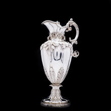 Load image into Gallery viewer, Magnificent Solid Silver Wine Ewer/Jug with Embossed Grape Vines - Henry Wilkinson &amp; Co, 1845 - Artisan Antiques
