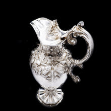 Load image into Gallery viewer, Magnificent Solid Silver Wine Ewer/Jug with Embossed Grape Vines - Henry Wilkinson &amp; Co, 1845 - Artisan Antiques
