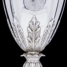 Load image into Gallery viewer, Magnificent Solid Silver Wine Ewer/Jug with Embossed Grape Vines - Henry Wilkinson &amp; Co, 1845 - Artisan Antiques
