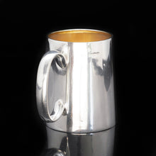 Load image into Gallery viewer, A Dainty Solid Silver Mug with Gilt Interior - Robert Pringle &amp; Sons 1942 - Artisan Antiques
