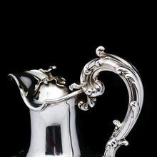 Load image into Gallery viewer, A Victorian Solid Silver Wine Ewer/Claret Jug - Edward, John &amp; William Barnard 1843 - Artisan Antiques
