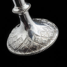 Load image into Gallery viewer, A Large Victorian Solid Silver Wine Goblet/Cup/Trophy with Abercorn Motif - Richard Sibley 1869 - Artisan Antiques
