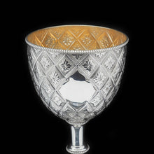 Load image into Gallery viewer, A Large Victorian Solid Silver Wine Goblet/Cup/Trophy with Abercorn Motif - Richard Sibley 1869 - Artisan Antiques
