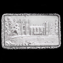 Load image into Gallery viewer, A Solid Silver &quot;Castle Top&quot; Snuff Box of Newstead Abbey - Taylor &amp; Perry 1835 - Artisan Antiques

