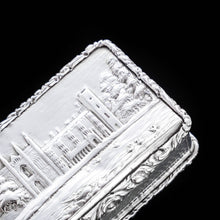 Load image into Gallery viewer, A Solid Silver &quot;Castle Top&quot; Snuff Box of Newstead Abbey - Taylor &amp; Perry 1835 - Artisan Antiques
