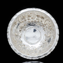 Load image into Gallery viewer, A Large Solid Silver Fruit/Punch Bowl with Chased Motifs - Barraclough &amp; Sons 1904 - Artisan Antiques
