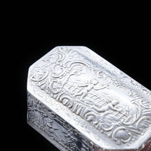 Load image into Gallery viewer, A Solid Silver Octagonal Snuff/Pill Box - Thomas Glaser 1891 - Artisan Antiques
