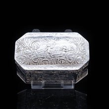 Load image into Gallery viewer, A Solid Silver Octagonal Snuff/Pill Box - Thomas Glaser 1891 - Artisan Antiques
