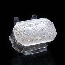 Load image into Gallery viewer, A Solid Silver Octagonal Snuff/Pill Box - Thomas Glaser 1891 - Artisan Antiques
