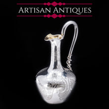 Load image into Gallery viewer, Rare Victorian Solid Silver Ewer/Jug &quot;Oinochoe&quot; Shaped - Goldsmiths Alliance Ltd (Samuel Smily) 1875 - Artisan Antiques
