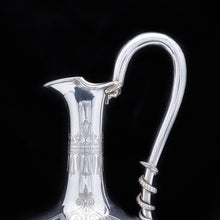 Load image into Gallery viewer, Rare Victorian Solid Silver Ewer/Jug &quot;Oinochoe&quot; Shaped - Goldsmiths Alliance Ltd (Samuel Smily) 1875 - Artisan Antiques
