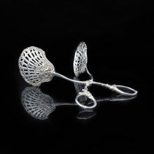 Load image into Gallery viewer, A Solid Silver Cake Server/Tong of Scalloped Form - 19th Century Germany - Artisan Antiques
