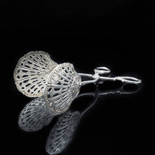Load image into Gallery viewer, A Solid Silver Cake Server/Tong of Scalloped Form - 19th Century Germany - Artisan Antiques
