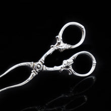 Load image into Gallery viewer, A Solid Silver Cake Server/Tong of Scalloped Form - 19th Century Germany - Artisan Antiques
