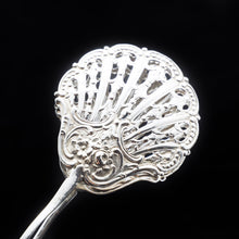 Load image into Gallery viewer, A Solid Silver Cake Server/Tong of Scalloped Form - 19th Century Germany - Artisan Antiques

