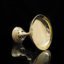Load image into Gallery viewer, A Solid Silver Gilt Tazza With Chased Motifs - Lambert &amp; Co 1907 - Artisan Antiques
