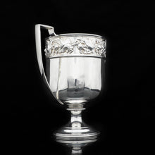 Load image into Gallery viewer, A Superb Antique Solid Silver Two-Handled Cup/Trophy with Grape Vines - Martin Hall &amp; Co 1908 - Artisan Antiques
