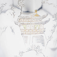 Load image into Gallery viewer, Antique Silver Japanese Hand Engraved Vase - Meiji Era c.1890 - Artisan Antiques
