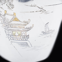 Load image into Gallery viewer, Antique Silver Japanese Hand Engraved Vase - Meiji Era c.1890 - Artisan Antiques
