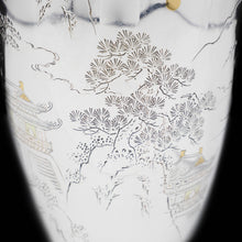 Load image into Gallery viewer, Antique Silver Japanese Hand Engraved Vase - Meiji Era c.1890 - Artisan Antiques
