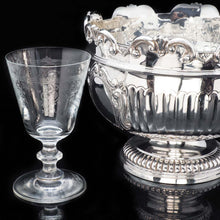 Load image into Gallery viewer, A Solid Silver Monteith Bowl in Queen Anne Style - Alexander Clark &amp; Co 1924 - Artisan Antiques
