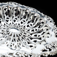 Load image into Gallery viewer, An Antique Solid Silver Pierced Tazza/Bowl Edwardian - Colen Hewer Cheshire 1906 - Artisan Antiques
