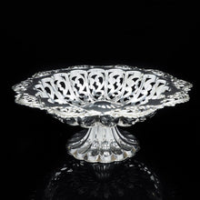 Load image into Gallery viewer, An Antique Solid Silver Pierced Tazza/Bowl Edwardian - Colen Hewer Cheshire 1906 - Artisan Antiques
