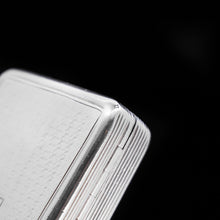 Load image into Gallery viewer, Georgian Engine Turned Solid Silver Snuff Box - Edward Smith 1835 - Artisan Antiques
