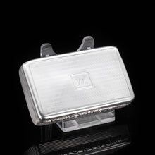 Load image into Gallery viewer, Georgian Engine Turned Solid Silver Snuff Box - Edward Smith 1835 - Artisan Antiques
