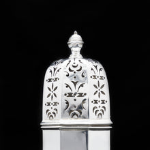 Load image into Gallery viewer, A Large Victorian Solid Silver Sugar Caster/Shaker - Samuel Walton Smith 1888 - Artisan Antiques
