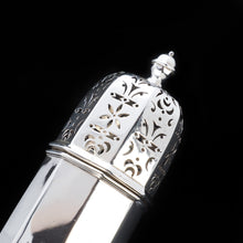Load image into Gallery viewer, A Large Victorian Solid Silver Sugar Caster/Shaker - Samuel Walton Smith 1888 - Artisan Antiques
