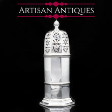 Load image into Gallery viewer, A Large Victorian Solid Silver Sugar Caster/Shaker - Samuel Walton Smith 1888 - Artisan Antiques
