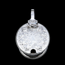 Load image into Gallery viewer, Antique Victorian Solid Silver Mustard/Condiment Pot with Abercorn Design - Alexander Macrae 1866 - Artisan Antiques
