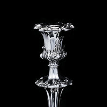 Load image into Gallery viewer, Antique Pair of Solid Silver Victorian Candlesticks - Henry Wilkinson &amp; Co 1848 - Artisan Antiques
