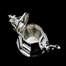 Load image into Gallery viewer, A Victorian Solid Silver Teapot with Engraved Panels - John &amp; George Angell 1846 - Artisan Antiques
