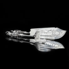 Load image into Gallery viewer, An Extremely Rare Pair of Figural Solid Silver Fish Servers - Francis Higgins 1882 - Artisan Antiques

