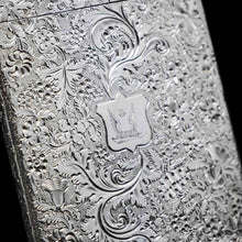 Load image into Gallery viewer, A Solid Silver &#39;Castle Top&#39; Abbotsford House Card Case - Taylor &amp; Perry 1835 - Artisan Antiques
