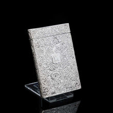 Load image into Gallery viewer, A Solid Silver &#39;Castle Top&#39; Abbotsford House Card Case - Taylor &amp; Perry 1835 - Artisan Antiques
