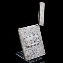 Load image into Gallery viewer, A Solid Silver &#39;Castle Top&#39; Abbotsford House Card Case - Taylor &amp; Perry 1835 - Artisan Antiques

