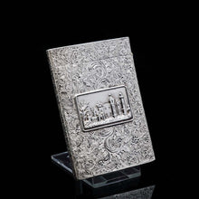 Load image into Gallery viewer, A Solid Silver &#39;Castle Top&#39; Abbotsford House Card Case - Taylor &amp; Perry 1835 - Artisan Antiques
